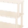 Desktop Rack Cosmetic Stationery Storage Holder Bamboo Three Layer Multifunction Save Space Wooden