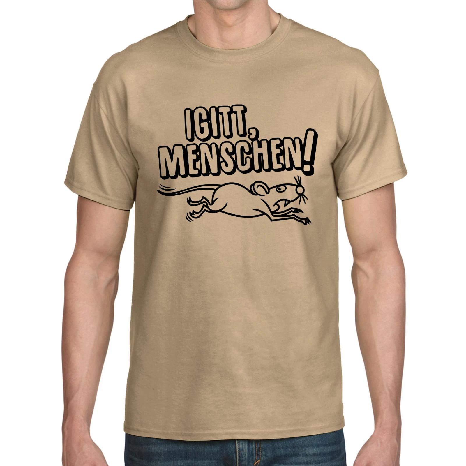 Men s and Women s T-shirts IGITT PEOPLE Rat Mouse Cartoon Comic Fun Sayings Funny Fun Comedy S