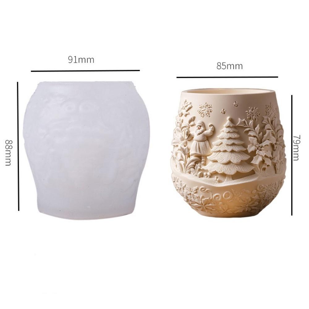 

Christmas Boots Candle Cup Silicone Mold DIY Handmade Flowerpot Storage Box Jar Plaster Epoxy Resin Molds 2026 Xmas Home Decor