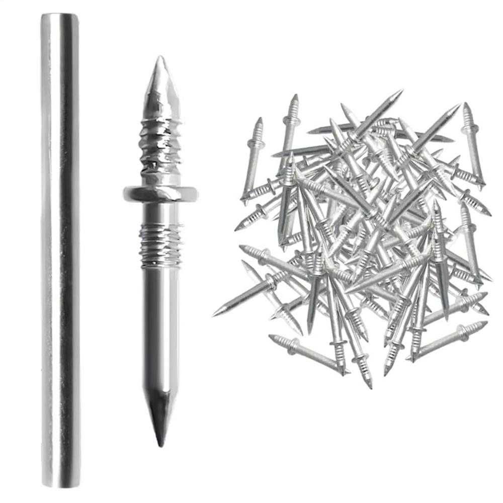 

Бетонные Гвозди Бесшовные Гвозди для Дерева 100 Штук Невидимые Безопасные Винты с Гильзой Инструмент для Стеновой Плинтуса Деревянной Мебели