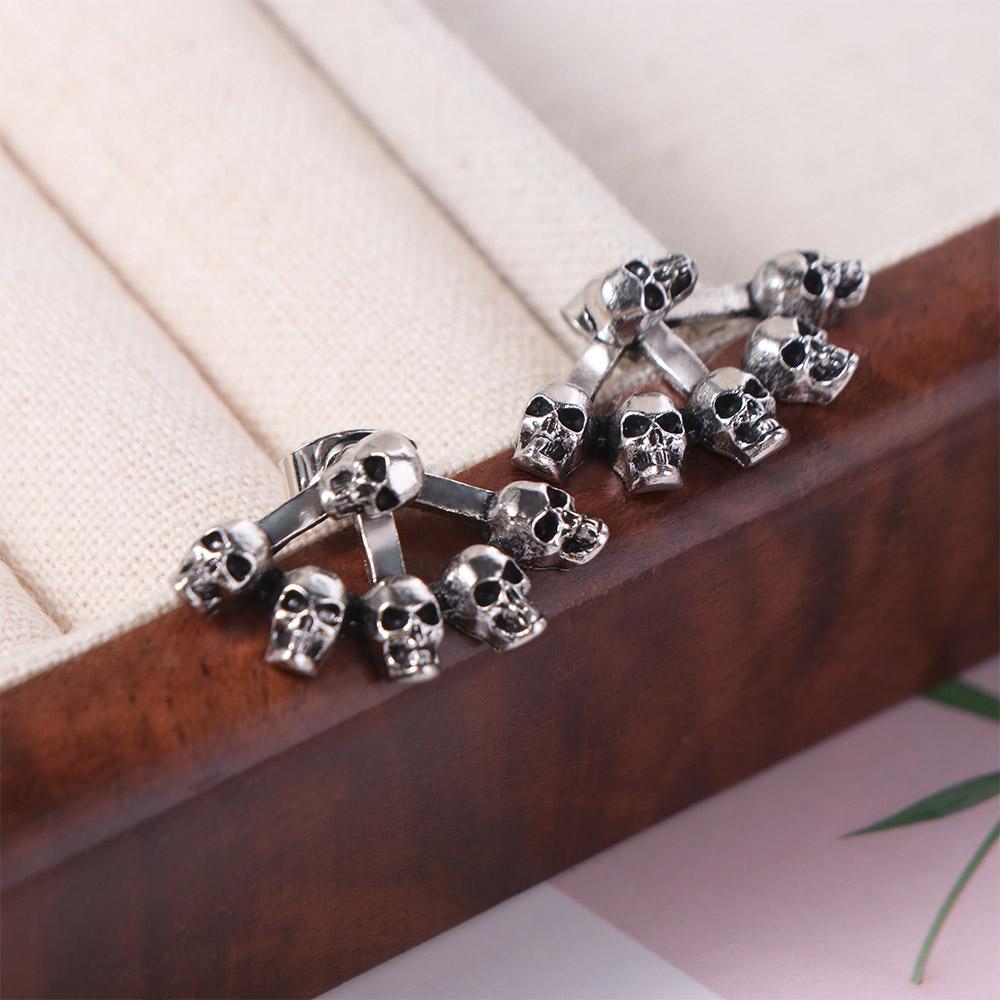 

Punk Skeleton Hand Stud Earrings Gothic Halloween Skull Ear Studs Skeleton Earrings Studs Men Skeleton