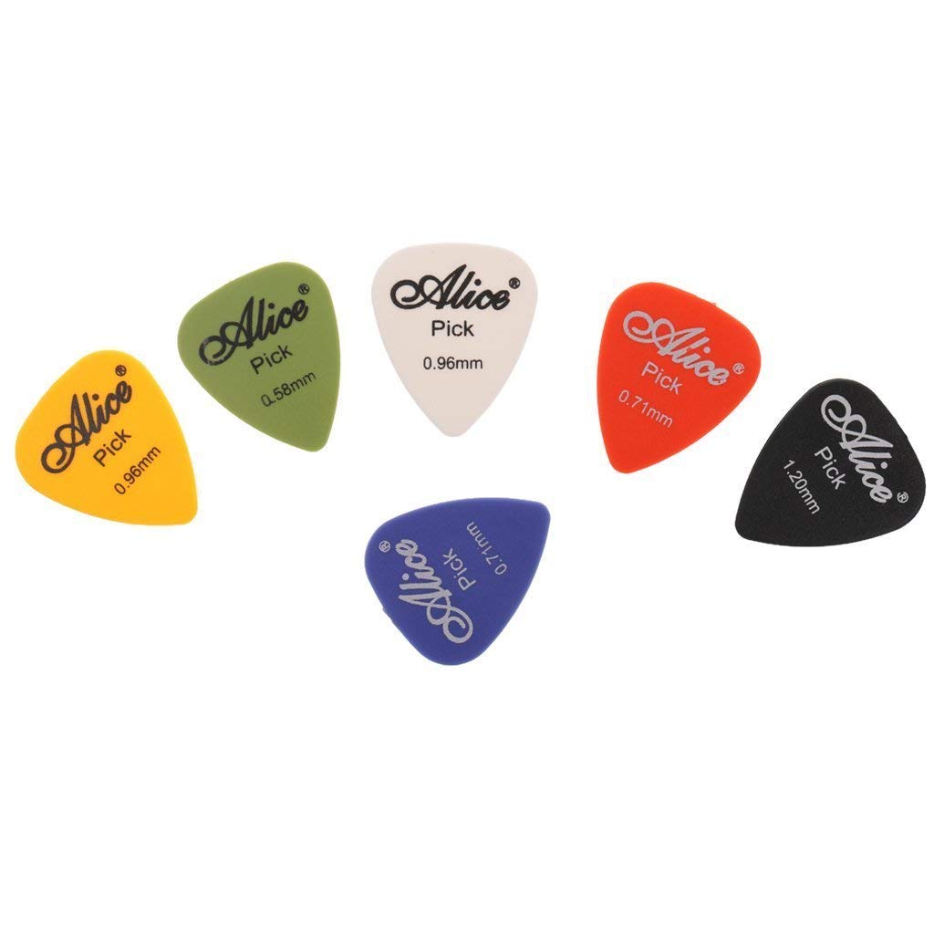 SFFE Assorted Guitar Picks for Guitar, Bass & Ukulele, 40-Pack with Case