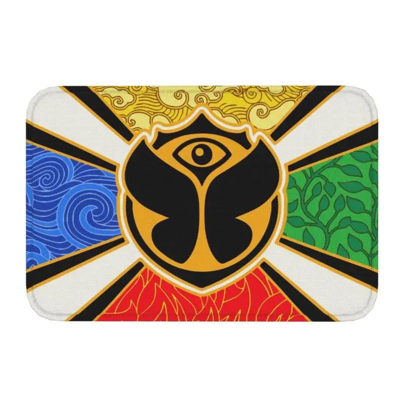 Custom Tomorrowland Doormat Anti-Slip Entrance Kitchen Bath Door Floor Mats Belgian Electronic Dance Music Festival Carpet Rug