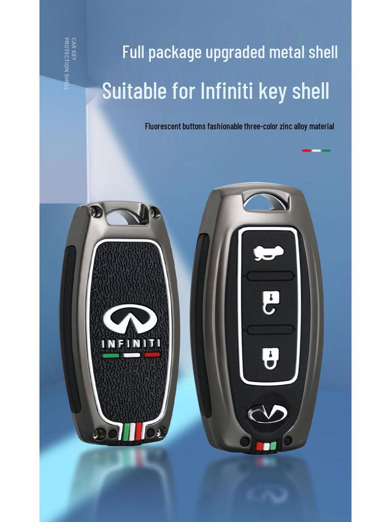 Infiniti Schlüsselhülle: Kompatibel mit Q50L, Q70, QX50, QX60, FX35 - Metallgehäuse & Schlüsseltasche
