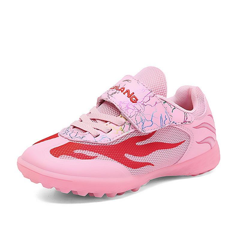 New Boys and Girls Breathable Comfortable Sports Casual Shattered Nails Football Shoes Games Children Students