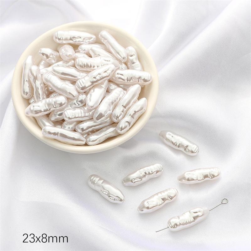 Irregular ABS Imitation Pearls Beads Acrylic Loose Beads for Jewelry Making DIY Necklace Earrings Hairclip Bracelet Necklace