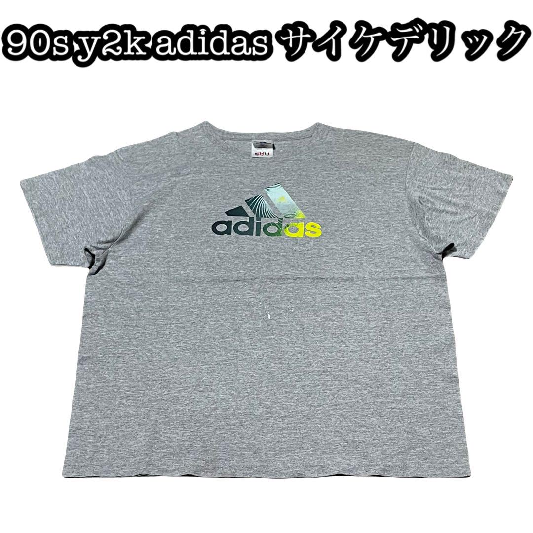 

[USED] 90s OLD USA made adidas vintage psychedelic chemical