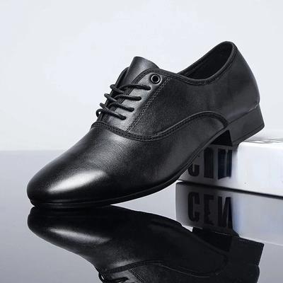 Nuova Moda Uomo Vera Pelle Suola Morbida Stile Marca Moderno Maschile Ballo da Sala Tango Latino Scarpe da Ballo Scarpe da Ballo