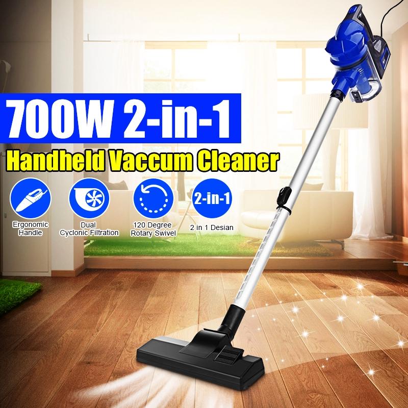 700W vysavač lehký kompaktní ruční podlahy koberce čištění domácí spotřebiče prodlužovací trubice 4 kartáče