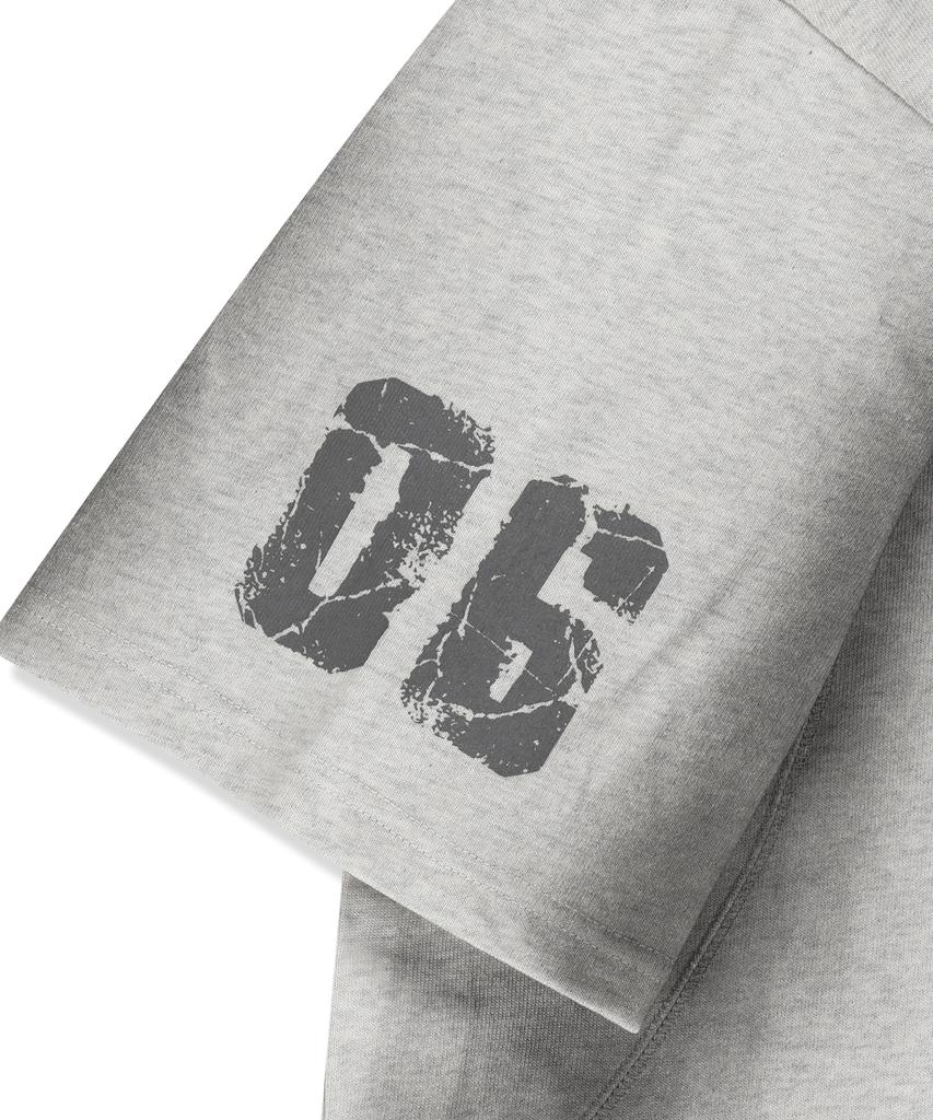 BROWNBREATH Seam Sprayed Tee - Oatmeal