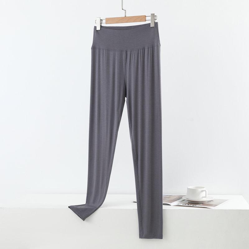Modal Women's High-Waisted Slimming Leggings, Plus Size, Spring/Autumn Tapered Pants