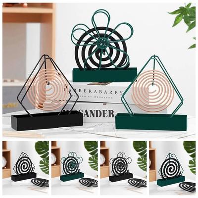 Ash-Proof Mosquito Repellent Bracket Iron Incenses Rack Plate  Outdoor Camping Supplies