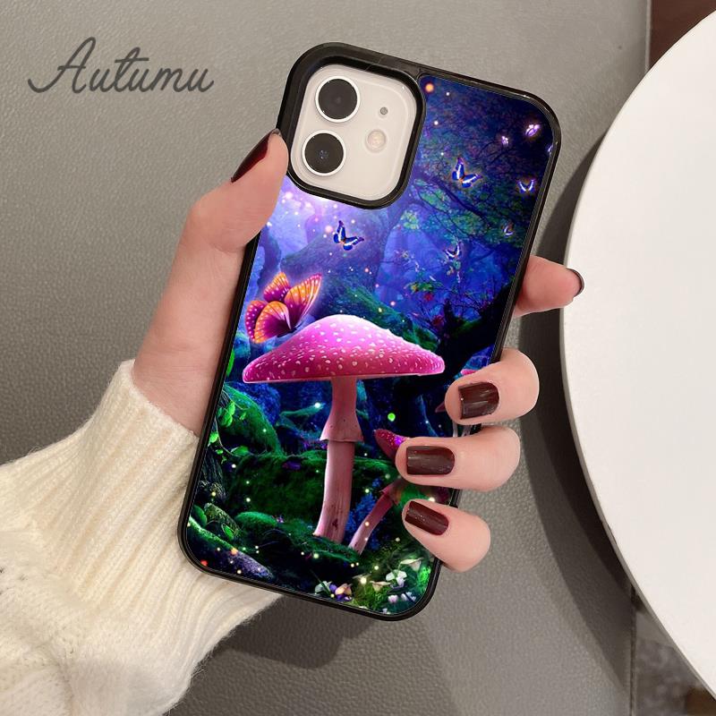 Psychedelic Trippy Abstract Art Phone Case for iPhone 11 12 13 14 Pro Max Mini XR XS SE 2020 7 8 Plus Galaxy S21 S22 Shell