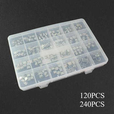 120/240pcs Micro USB Connector 24 Models Female Mini Usb Soldering Connectors Diy for MP3 Huawei Samsung SMD DIP Socket Kit