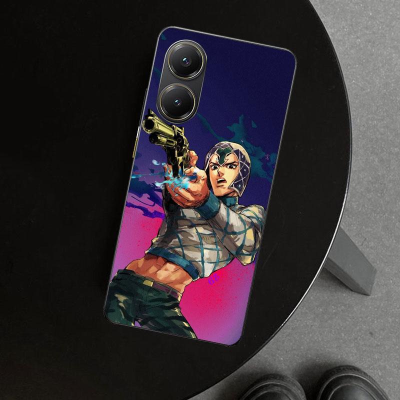 JoJo Adventure Guido Mista Phone Case Cover for Xiaomi Poco X6 X5 X7 Pro F7 Ultra Redmi 15C 15 13C 13 12C 12 10C 10 10A 9C 9A 9T