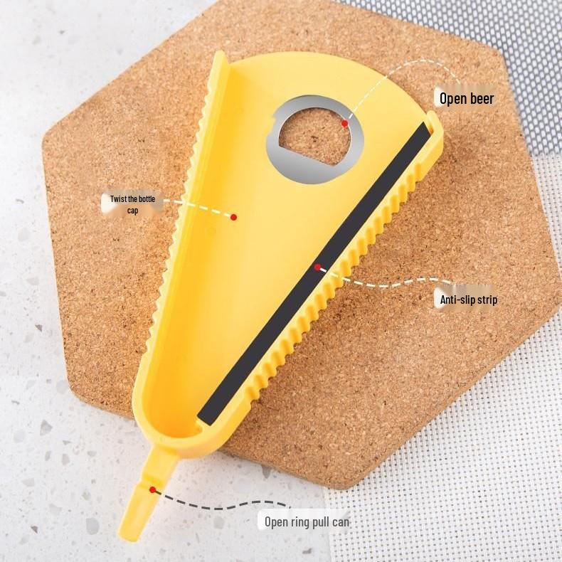 

Universal Jar & Bottle Opener, Quick & Easy Labor-Saving Cap Tool оранжевый