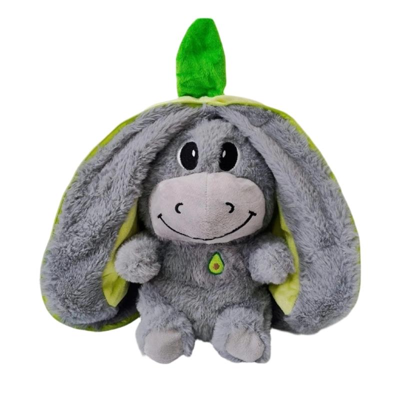 

Soft Plush Avocado Donkey Cuddly Toy For Character Play Parties Halloween And Themed Celebrations Comfortable And Fun зелений
