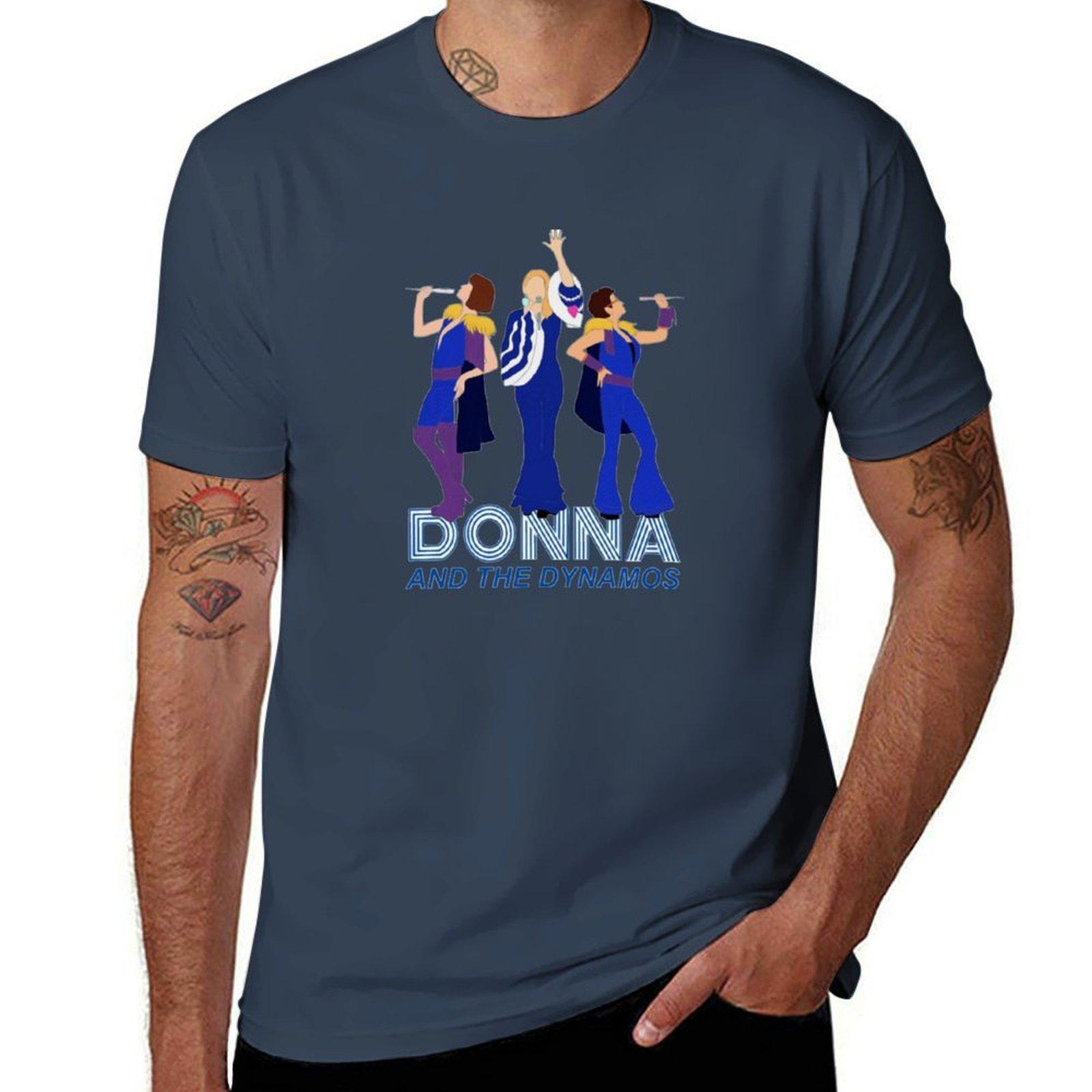 Donna And The Dynamos Essential Tshirt Trendy Print Short Sleeve Tshirt S