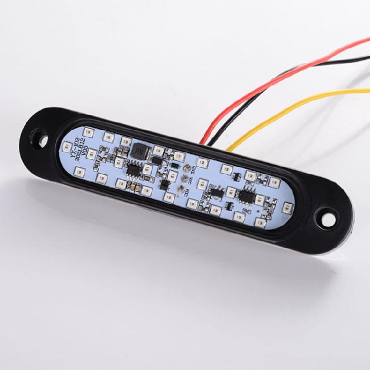 27 LEDs Trailer Side Marker Turn Signal Brake Light Truck Taillights Strobe Lamp