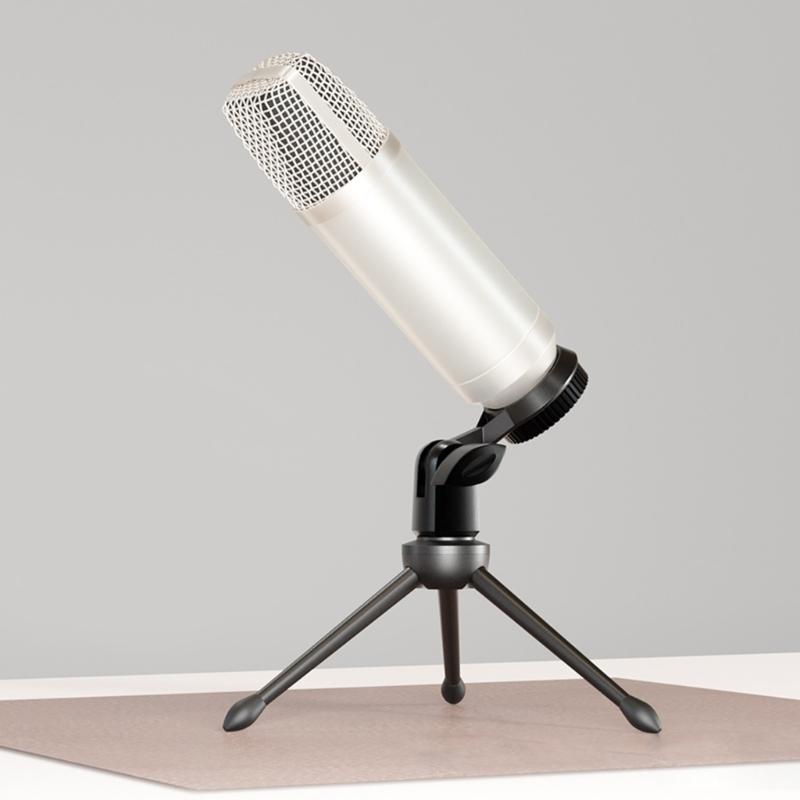 Metal Microphone Clip Microphone Shock Mount Bracket Holder Simple Stand Accessories Use Flexible Angle Adjustment