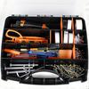 Hardware Parts Storage Box, Parts Organizer with Removable Dividers Hinged Lid for Store Nuts Bolts Screws Nails Small Hardwar