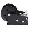 Boat Trailer Winch Heavy Duty Manual 2 Way Adjustable Ratchet Hand Crank Gear Winch with Hook for Truck 3200lbs