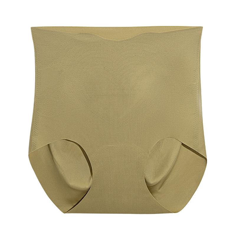 

Large Size Women Summer High Waist Belly Lift Hip Antibacterial Crotch Sports Non Scratch Briefs XXL жовтий