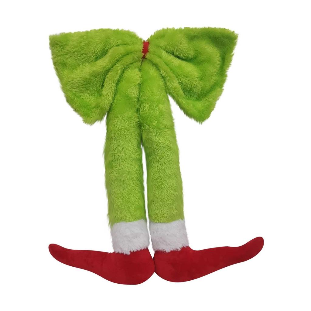 Christmas Decorations Green Prosthetic Legs Claus Legs Bow Christmas Ornaments