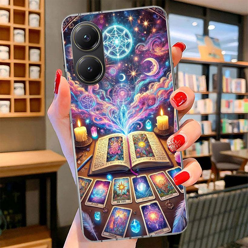 

Чехол для телефона с картой Таро Ведьма для Xiaomi Poco F7 Ultra X7 X6 X5 Pro M7 Redmi 15C 15 13C 13 12C 12 10C 10 9A 9C 9T 9 Оболочка Poco F7 Xiaomi Poco F7 Pro