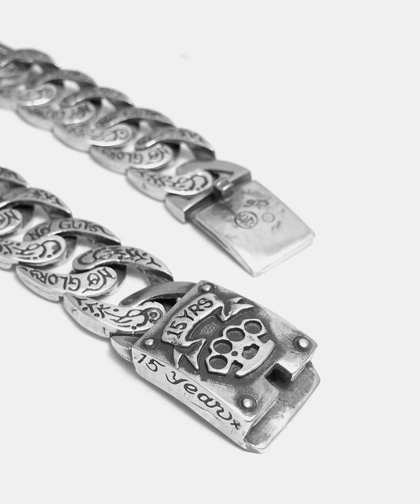 Sheen666 No Guts No Glory 15Yrs Silver Bracelet