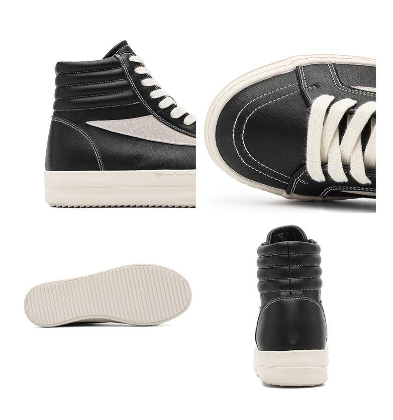 Autumn 2025 Men's Trendy High-Top Sneakers: Versatile Outdoor Fashion Shoes