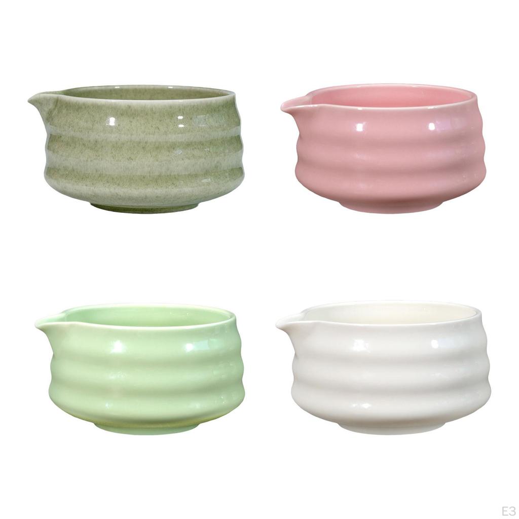 Ceramic Matcha Bowl Mixing Collection Gift Versatile Utensil for Portable