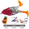 1pcs/10pcs/Floating Topwater Frog Lure Bass Trout Fishing Lures Kit Set Realistic Prop Frog Soft Swimbait Floating Bait with Weedless Hooks