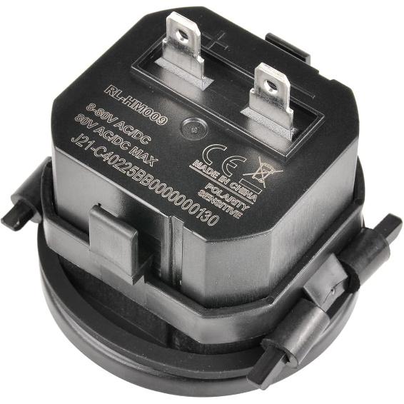 Mechanical Hour Meter Gauge - AIMILAR Professional Engine Hourmeter DC 8-80V For Boat Auto ATV UTV Snowmobile Lawn Tractors Generators (DC8-80V)