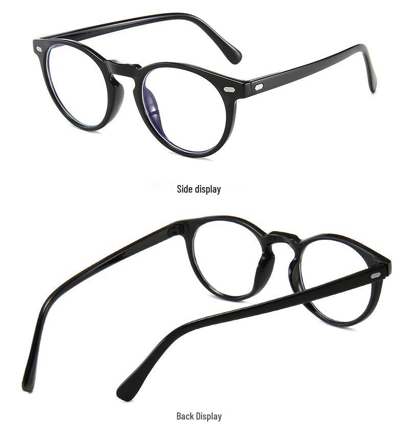 Retro Unisex Round Frame Blue Light Blocking Glasses