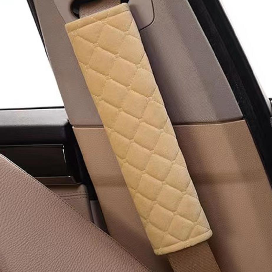 Plush Embroidered Wear-Resistant Car Seat Belt Shoulder Pad