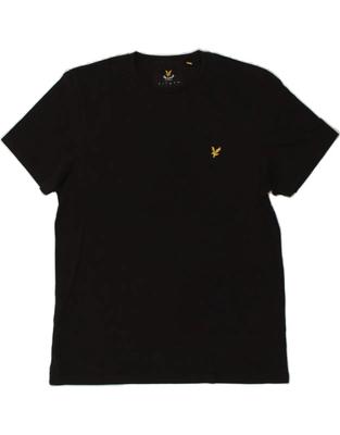 Lyle Unisex Tričko Top Velké Černé Bavlna Bq60