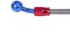 Brake Hose Torsion Prevention Freely Banjo Mesh Hose 23.6 inches (60 cm), 27.6 inches