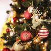 Set di Palle di Natale 50X Palle Decorative Antirottura per Albero di Natale Pallina di Natale Retrò da 1,5 Pollici per le Feste
