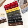 Hollowed Out Eyelets Punk Hairband Sweet Style Vintage Headwrap Retro Face Wash Headband  For Women