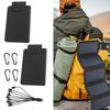20W Folding Solar Panel Charger IP55 Waterproof Portable Solar Panel with Climbing Buckles USB TYPC Solar Power Battery Charger