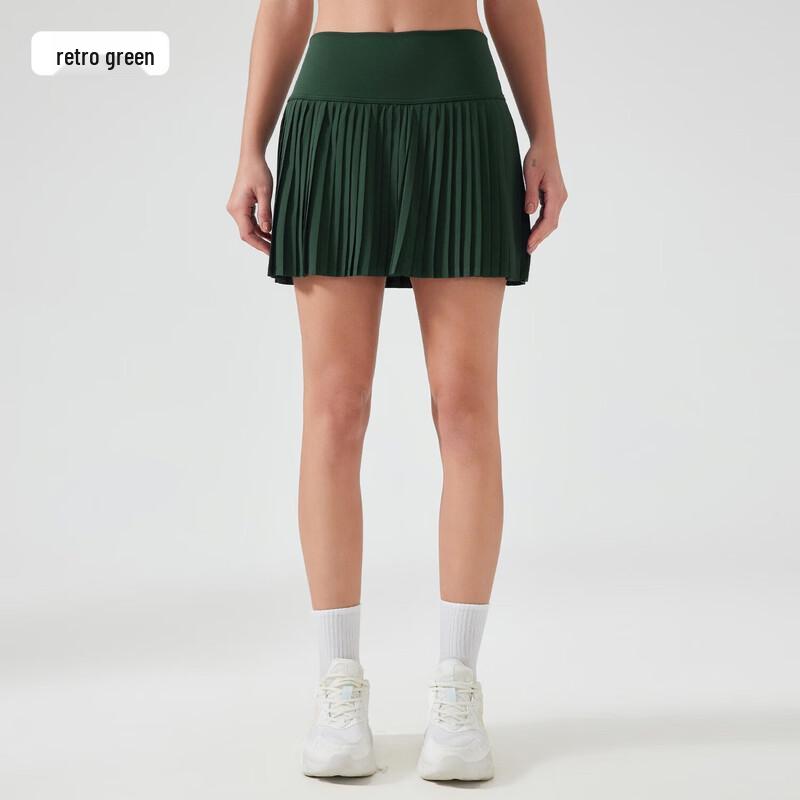 

YIXI High-Waist Pleated Tennis Skirt