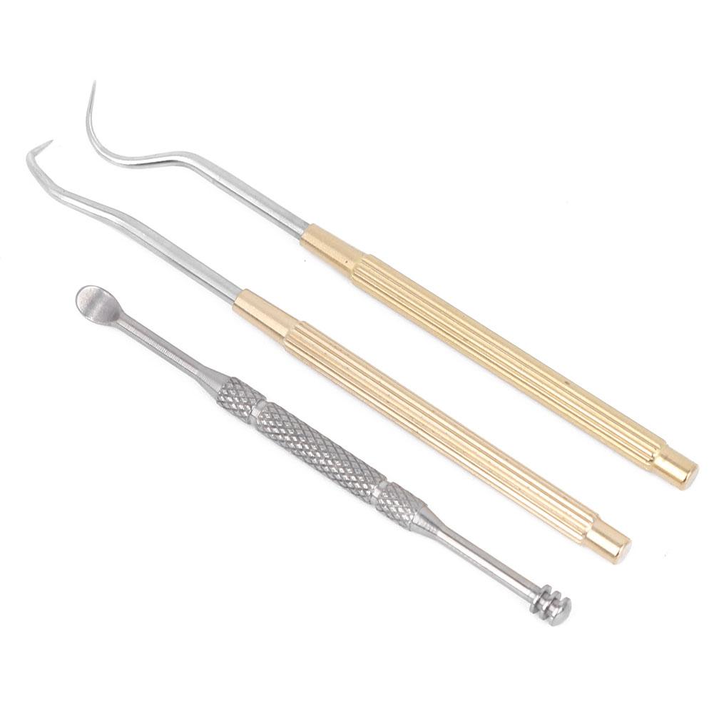 Metal Toothpick Earpick Kit Portable Keychain Multitool Ear Cleaner Spoon Teeth Cleaning Set