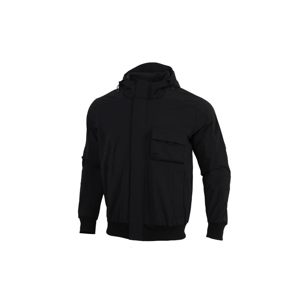 Adidas Tiro Hooded Track Jacket Men Outerwear Black GR6952