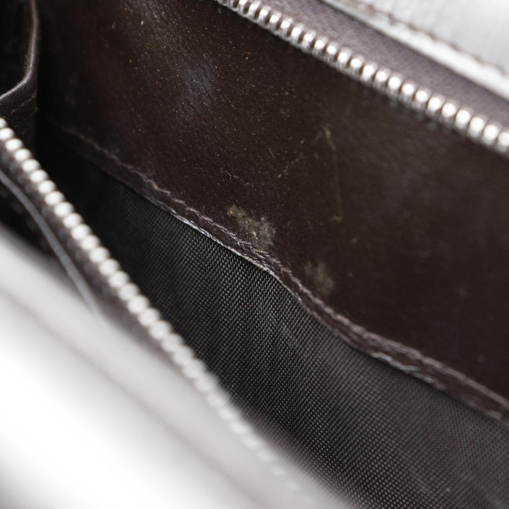 Gucci One Handle Handbag Old Gucci Brown Leather Women Used