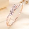 Fashionable Micropaved Zirconia Women's High-end, Versatile and Elegant Wheat Ear Jewelry Bracelet