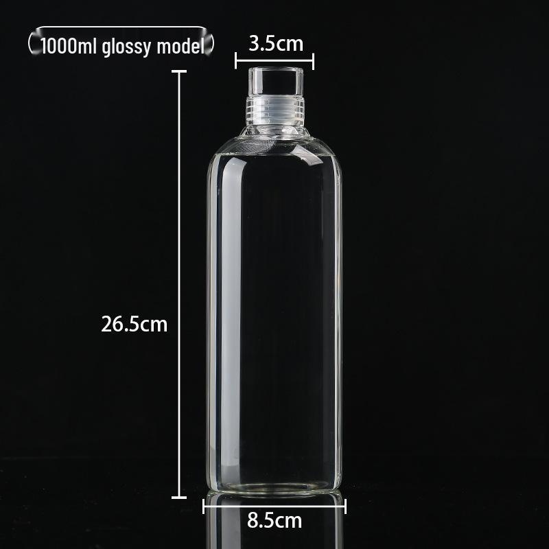 Xiaohongshu-Style High Borosilicate Heat-Resistant Glass Cup for Water, Juice, or Cola