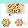 Montessori Wooden Beehive Clip Toy For Children Hand-eye Coordination, Color Recognition And Counting Skills Training