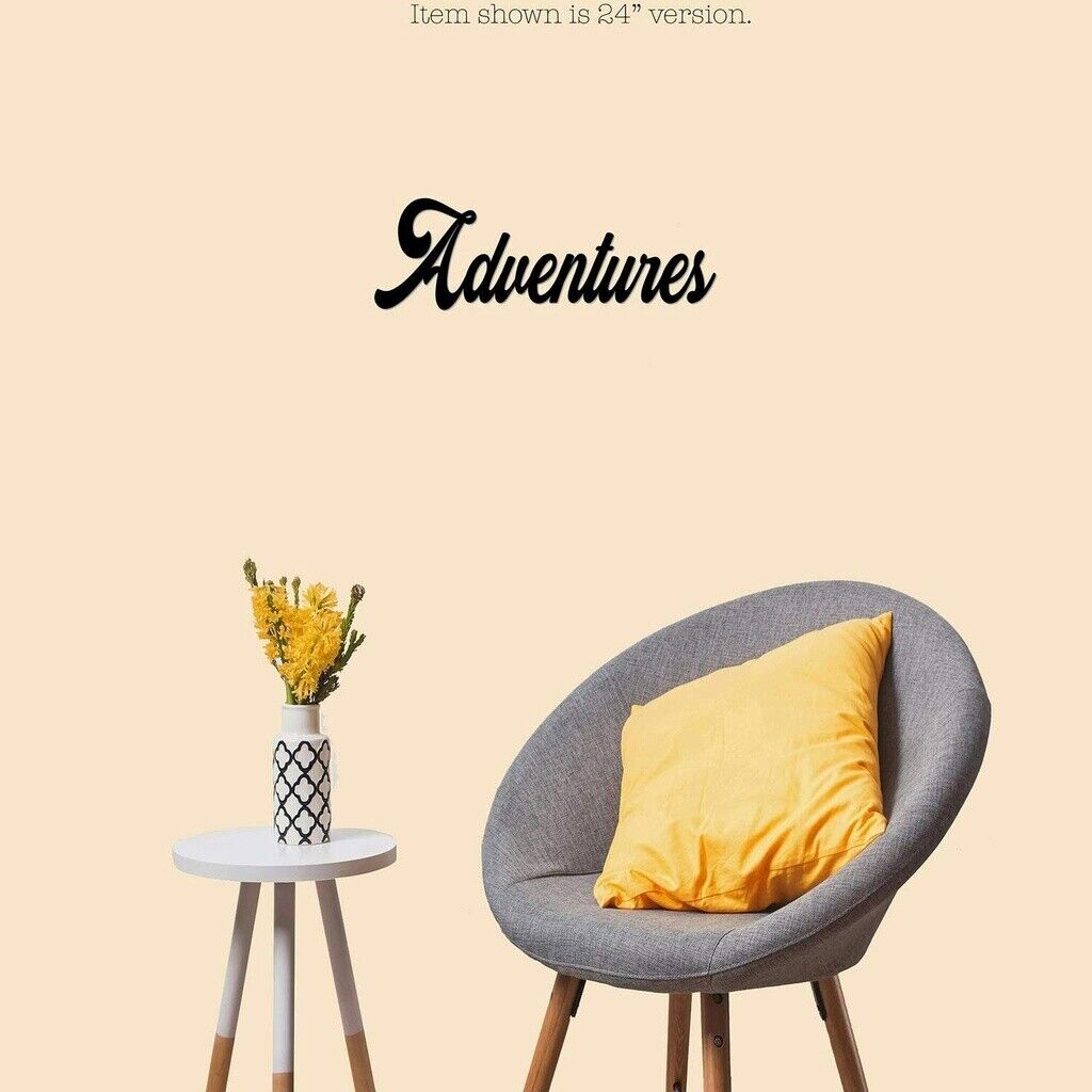 

Приключения Металлическое Слово Настенный Знак Домашний Декор Путешествия Декоративный Акцент Декор Кабины