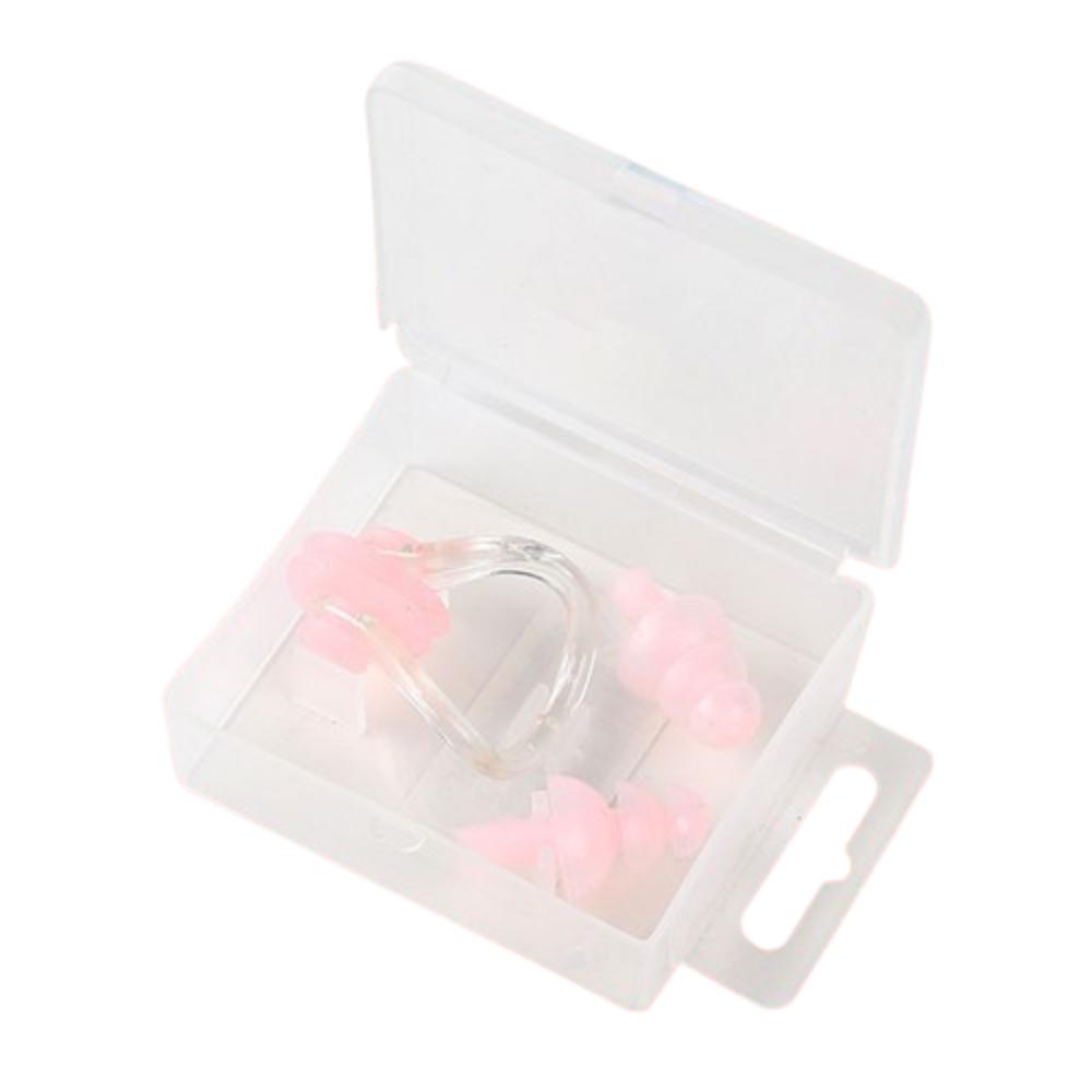 Silicone Swimming Earplug Nose Clip Soft Nose Protector Clip Silicone Noise Earplug Children